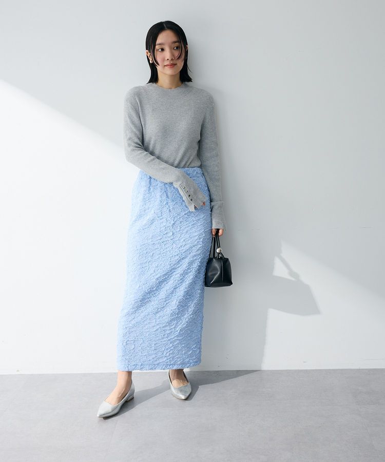 Green Parks「袖口金釦リブニットプルオーバー」|ニット・セーター|