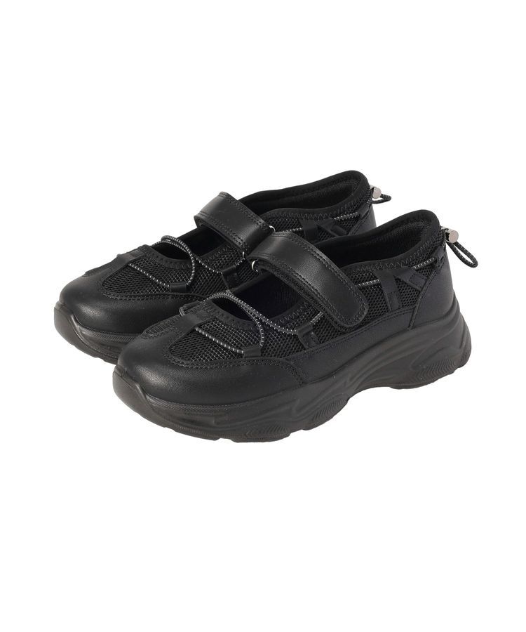 Green Parks「ドロストコードメッシュスニーカー」|スニーカー|