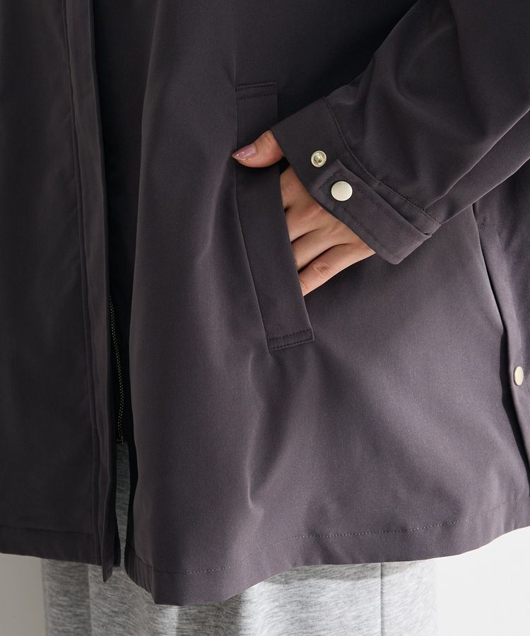 Green Parks「撥水加工Aラインマウンテンパーカー」|ブルゾン・スタジャン|