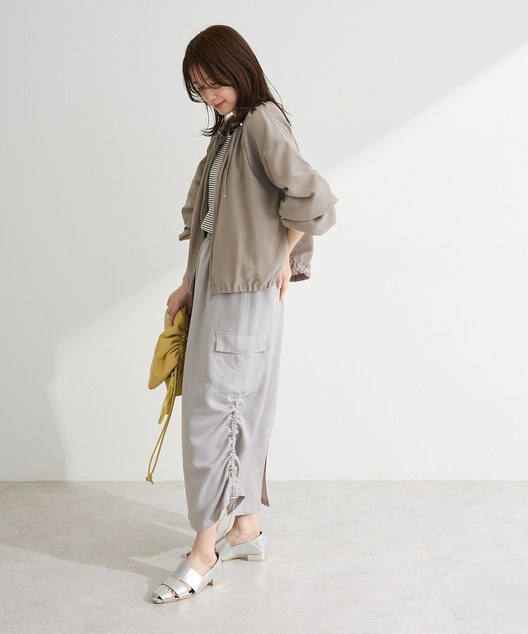 Green Parks「ドロストネックシアーブルゾン」|ブルゾン・スタジャン|