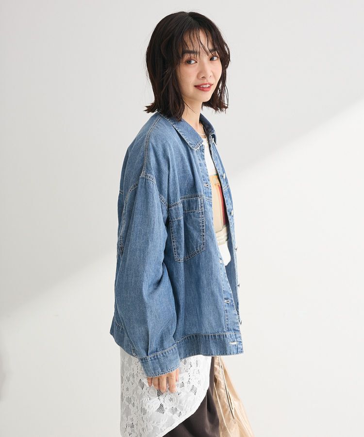 Green Parks「シアーデニムシャツGジャン」|シャツ・ブラウス|