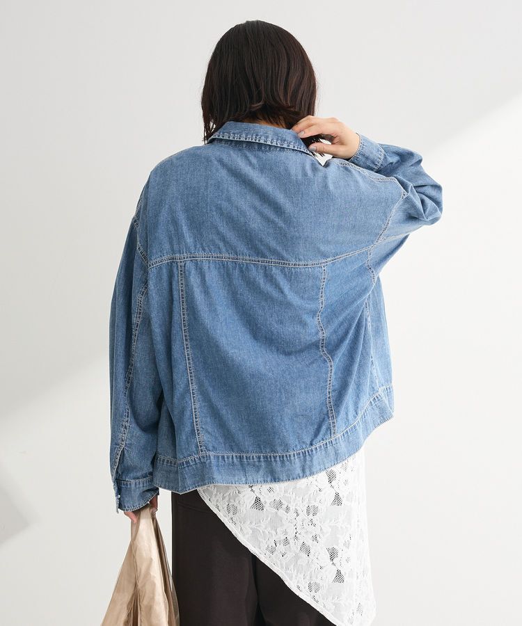 Green Parks「シアーデニムシャツGジャン」|シャツ・ブラウス|