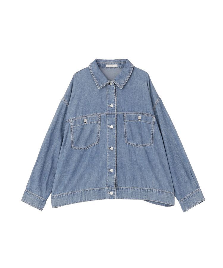 Green Parks「シアーデニムシャツGジャン」|シャツ・ブラウス|