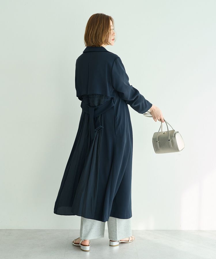 YECCA VECCA「【UVカット/花粉ガード】素材MIXトレンチコート」|トレンチコート|