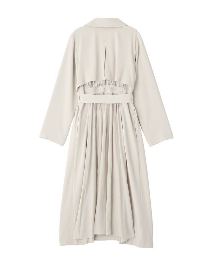 YECCA VECCA「【UVカット/花粉ガード】素材MIXトレンチコート」|トレンチコート|