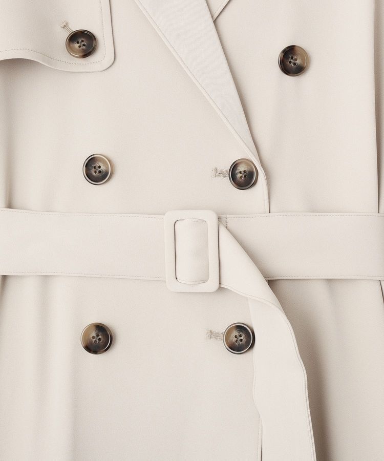 YECCA VECCA「【UVカット/花粉ガード】素材MIXトレンチコート」|トレンチコート|