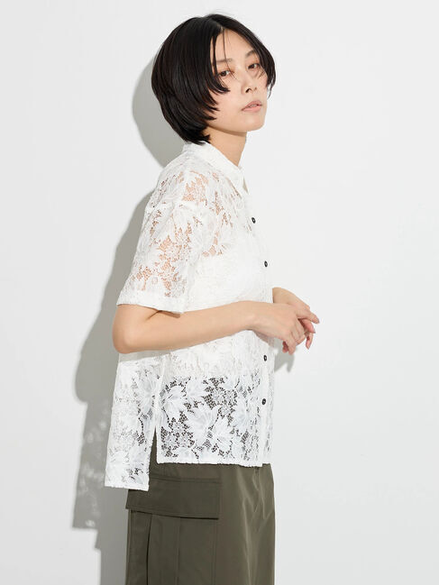 GARAGE OF GOOD CLOTHING「コードレースブラウス」|シャツ・ブラウス|