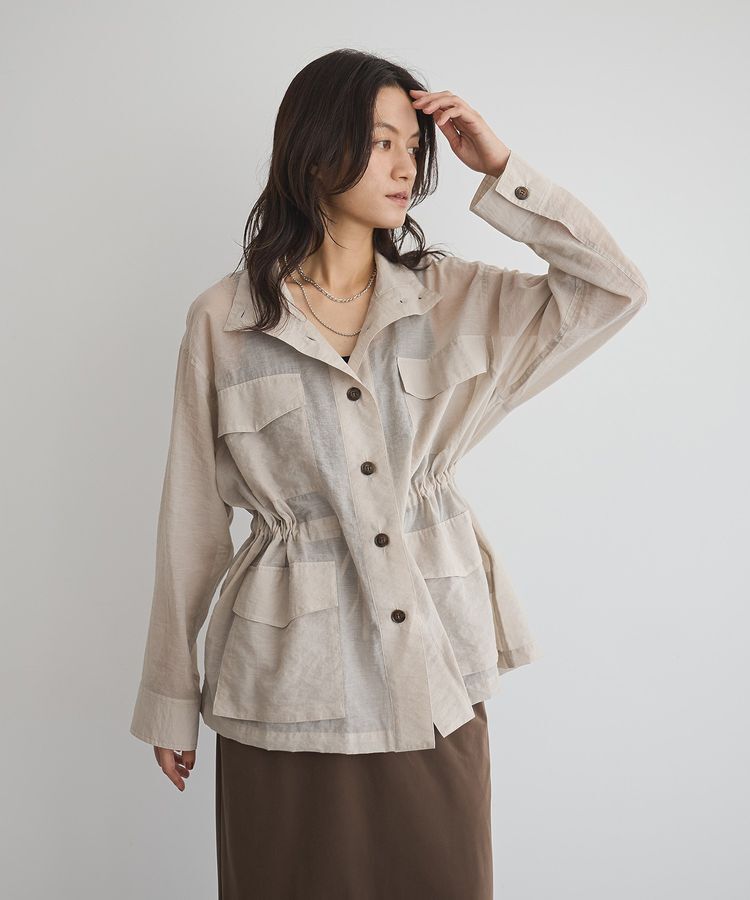GARAGE OF GOOD CLOTHING「シアーミリタリージャケット」|その他|Light Gray