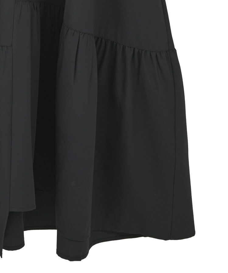 GARAGE OF GOOD CLOTHING「無地アシンメトリー７分袖ワンピース」|ワンピース|