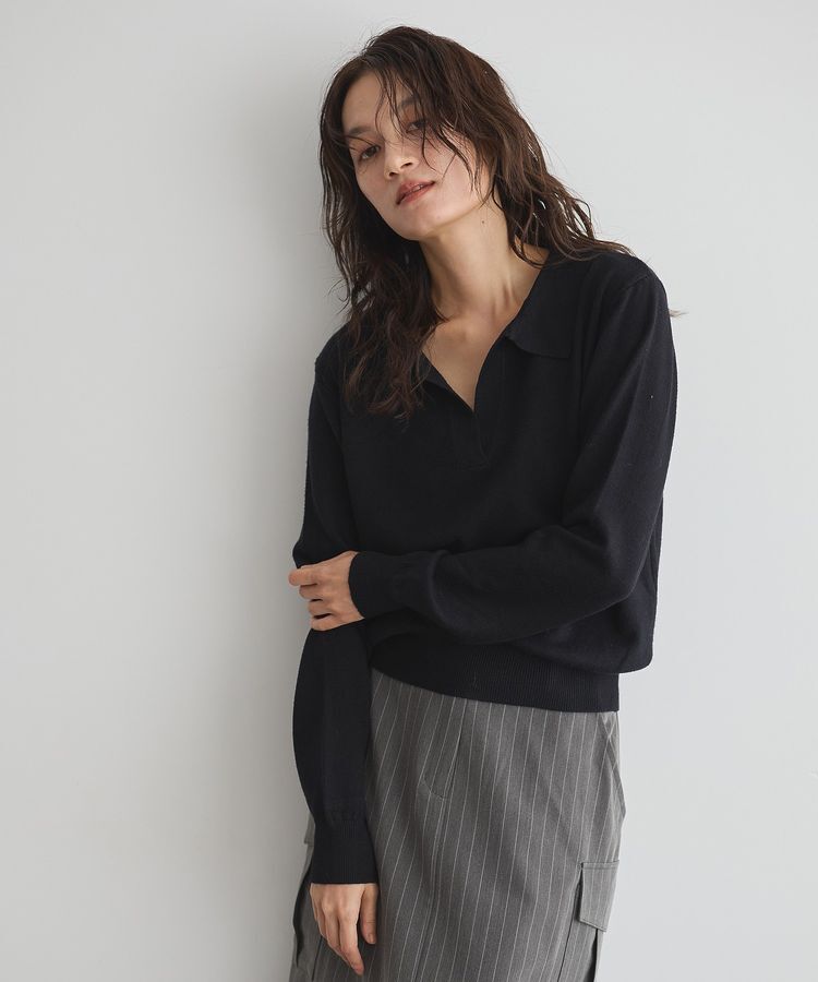 GARAGE OF GOOD CLOTHING「ポロ襟ニットプルオーバー」|ニット・セーター|