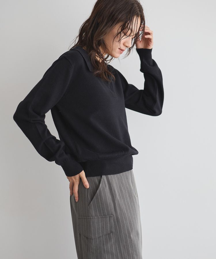 GARAGE OF GOOD CLOTHING「ポロ襟ニットプルオーバー」|ニット・セーター|