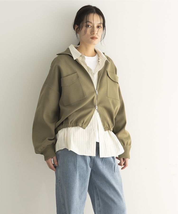 GARAGE OF GOOD CLOTHING「総針ニットWzipブルゾン2」|ブルゾン・スタジャン|