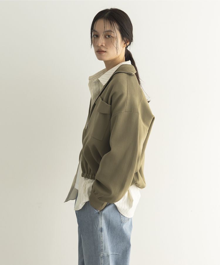GARAGE OF GOOD CLOTHING「総針ニットWzipブルゾン2」|ブルゾン・スタジャン|