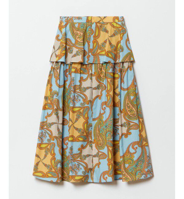 LOULOU WILLOUGHBY「【LOULOU WILLOUGHBY】RATTIペイズリーギャザースカート」|スカート|