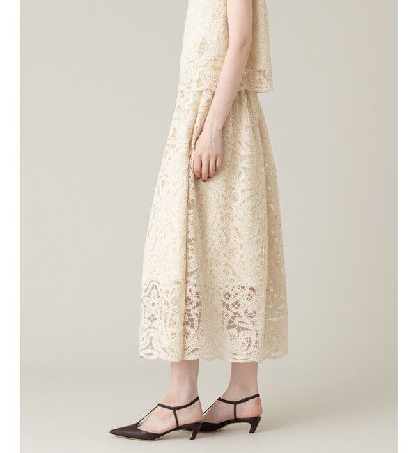 LOULOU WILLOUGHBY「【LOULOU WILLOUGHBY】モール刺繍スカート」|スカート|