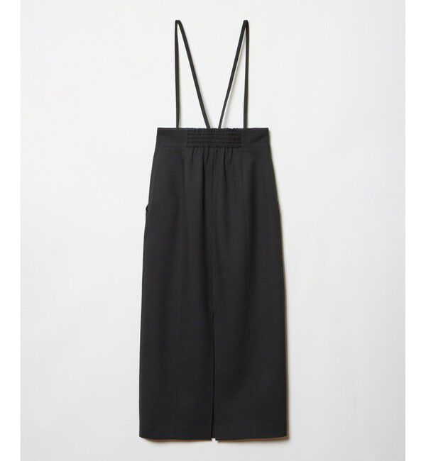 allureville「フロントジップサスペンダースカート」|ジャンパースカート|