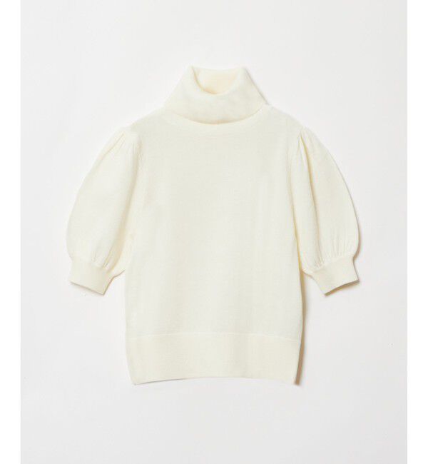 LOULOU WILLOUGHBY「【LOULOU WILLOUGHBY】タートルハーフスリーブプルオーバー」|ニット・セーター|