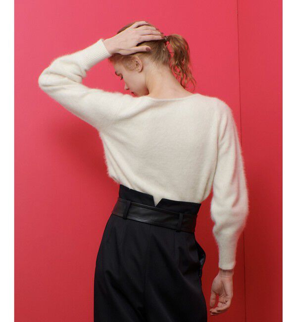 LOULOU WILLOUGHBY「【LOULOU WILLOUGHBY】2WAY V プルオーバー」|ニット・セーター|