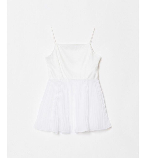 allureville「セットシアーペプラムプルオーバー」|ニット・セーター|