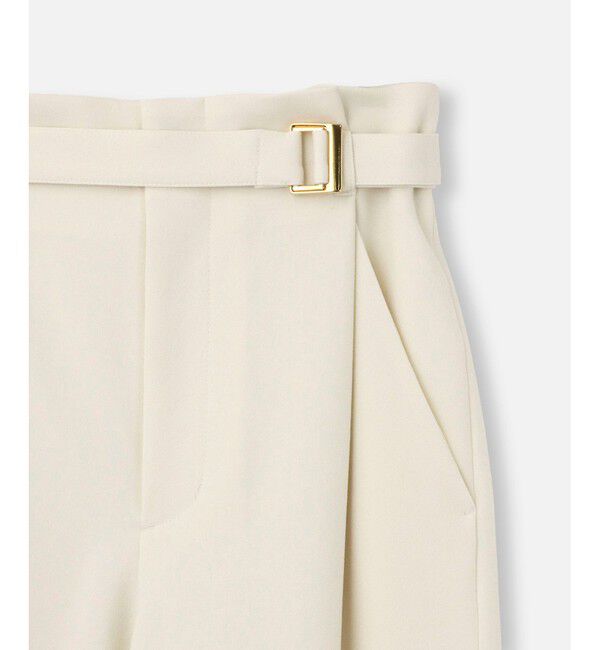 allureville「ウールライクフランネルヨークレスパンツ」|サルエル|