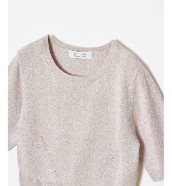LOULOU WILLOUGHBY「【LOULOU WILLOUGHBY】ラメメランジェプルオーバー」|ニット・セーター|