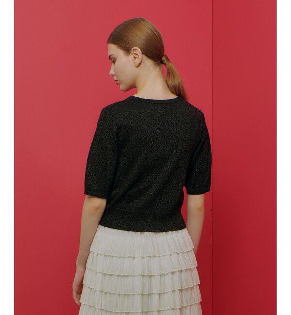 LOULOU WILLOUGHBY「【LOULOU WILLOUGHBY】ラメメランジェプルオーバー」|ニット・セーター|