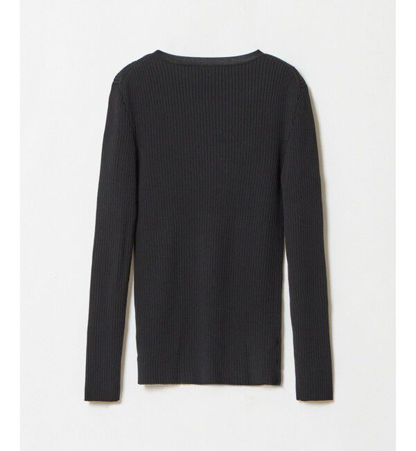 allureville「リブキリカエデザインプルオーバー」|ニット・セーター|