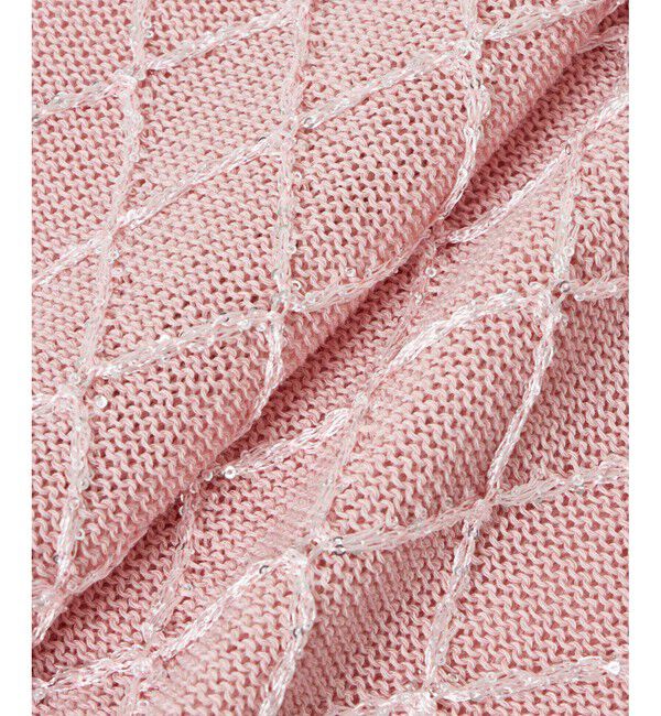 LOULOU WILLOUGHBY「【LOULOU WILLOUGHBY】シークインエンブロイダリーカーディガン」|カーディガン|