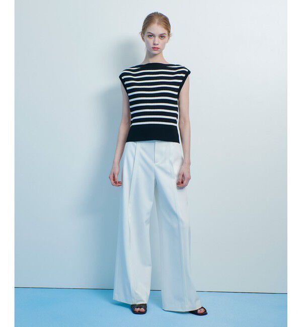 LOULOU WILLOUGHBY「【LOULOU WILLOUGHBY】プレーティングリブプルオーバー」|ニット・セーター|