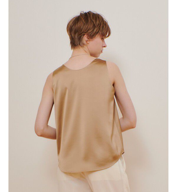 allureville「サテンタンクブラウス」|シャツ・ブラウス|