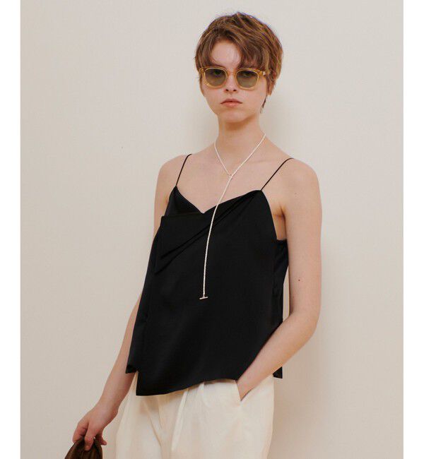 allureville「サテンアシメキャミブラウス」|シャツ・ブラウス|