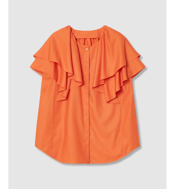 allureville「レイヤーラッフルスリーブブラウス」|シャツ・ブラウス|