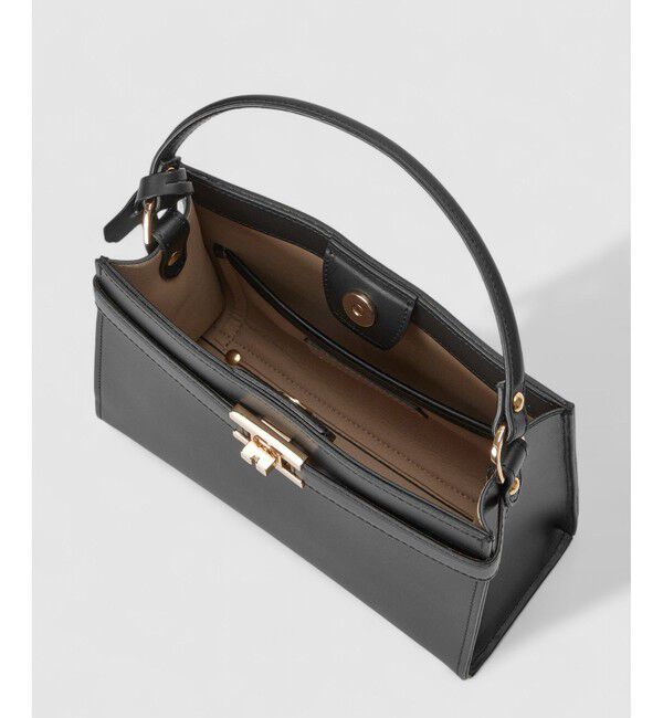 allureville「ツイストバックルスクエアショルダーバッグ」|ショルダー・メッセンジャー|