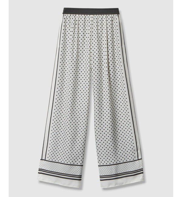 allureville「パネルドットプリントパンツ」|チノ|