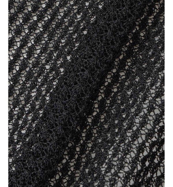 LOULOU WILLOUGHBY「【LOULOU WILLOUGHBY】柄編みニットブルゾン」|カーディガン|