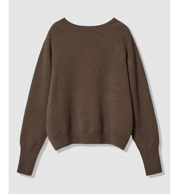 allureville「ウールスムース2WAYネックプルオーバー」|ニット・セーター|