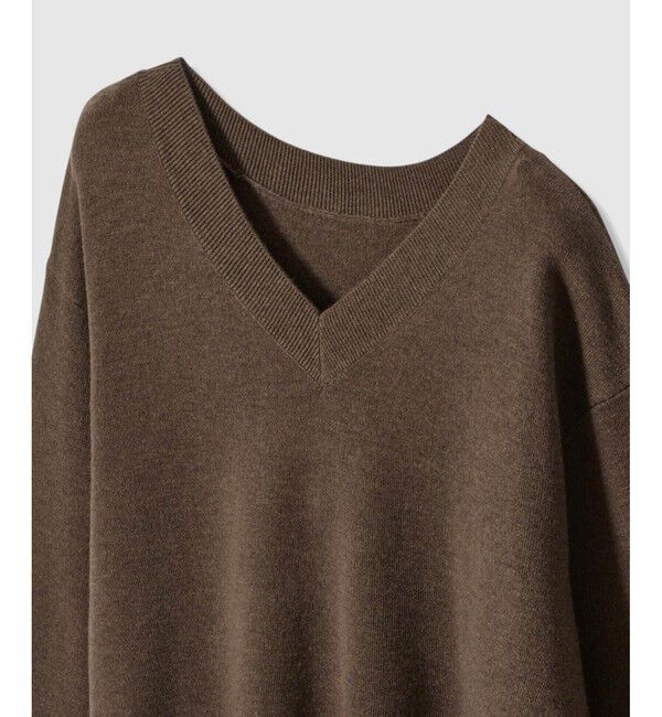 allureville「ウールスムース2WAYネックプルオーバー」|ニット・セーター|