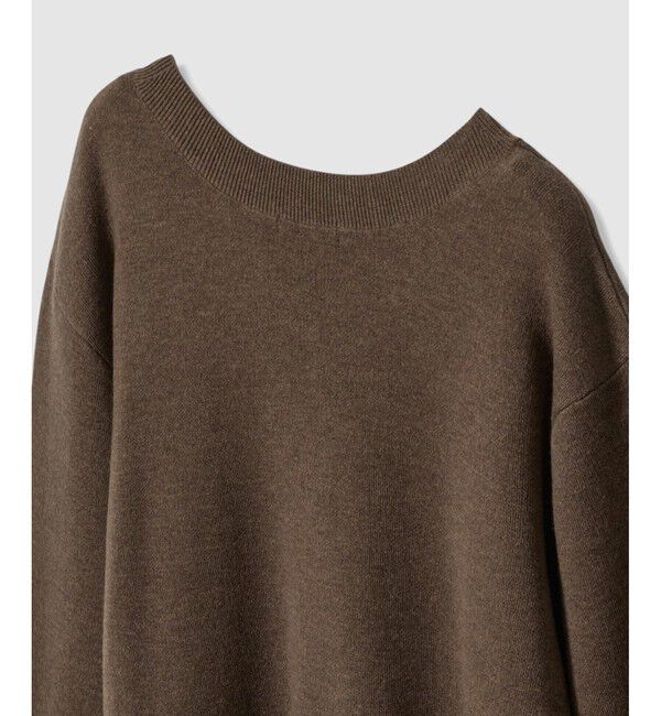 allureville「ウールスムース2WAYネックプルオーバー」|ニット・セーター|