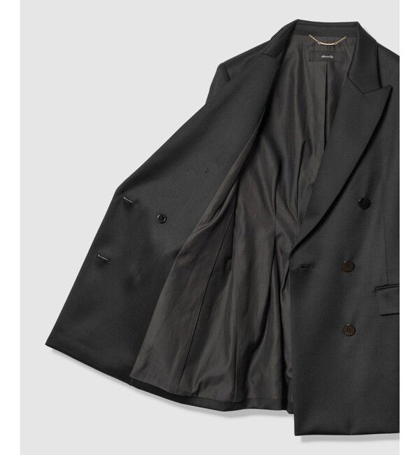 allureville「バックタックダブルブレストジャケット」|テーラードジャケット|