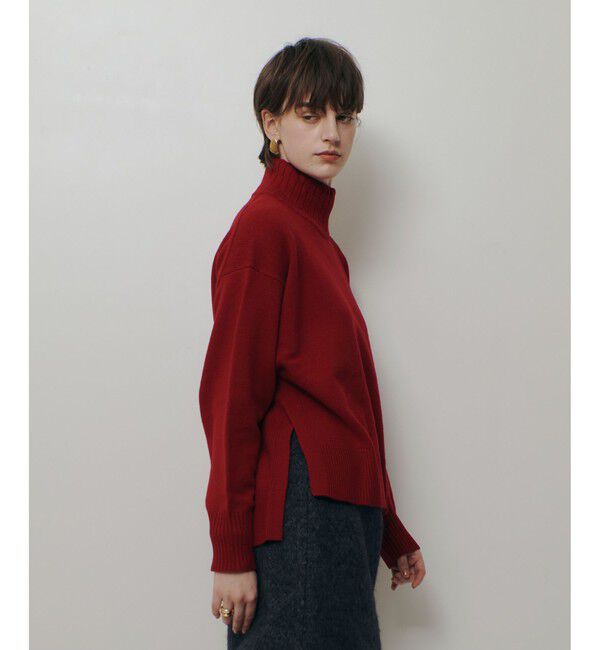 allureville「メリノウールオーバーサイズタートル」|ニット・セーター|