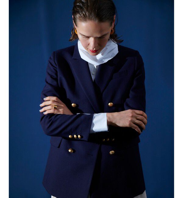 allureville「マットクロスダブルジャケット」|テーラードジャケット|