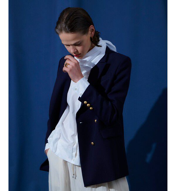 allureville「マットクロスダブルジャケット」|テーラードジャケット|