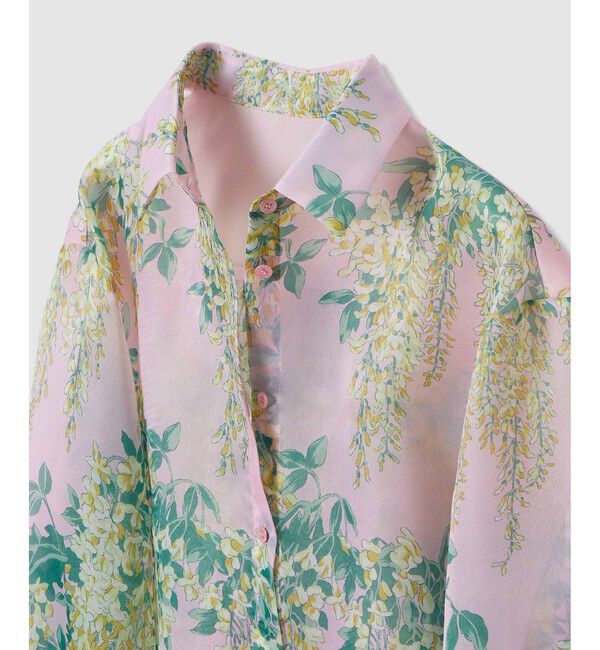 LOULOU WILLOUGHBY「【LOULOU WILLOUGHBY】RATTIオーガンフラワーブラウス」|シャツ・ブラウス|