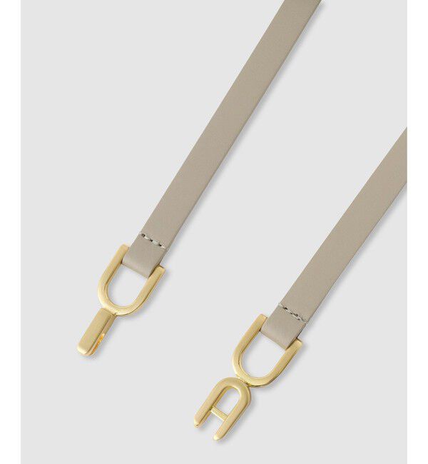 allureville「◇クロスパーツ細ベルト」|ベルト|