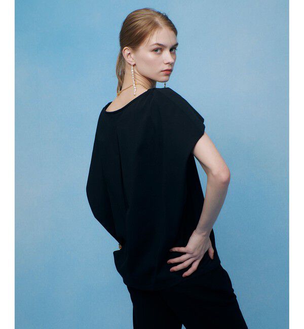 LOULOU WILLOUGHBY「【LOULOU WILLOUGHBY】ケープデコルテトップス」|Tシャツ・カットソー|