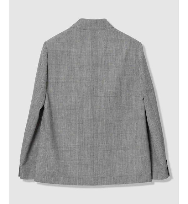 allureville「ポプリンチェックジャケット」|テーラードジャケット|