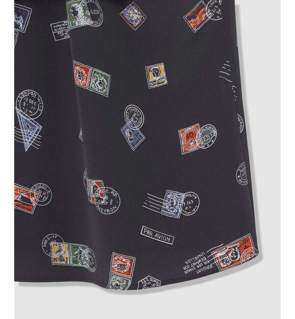 LOULOU WILLOUGHBY「WEB 一部店舗限定【LOULOU WILLOUGHBY】レタープリントリボンブラウス」|シャツ・ブラウス|