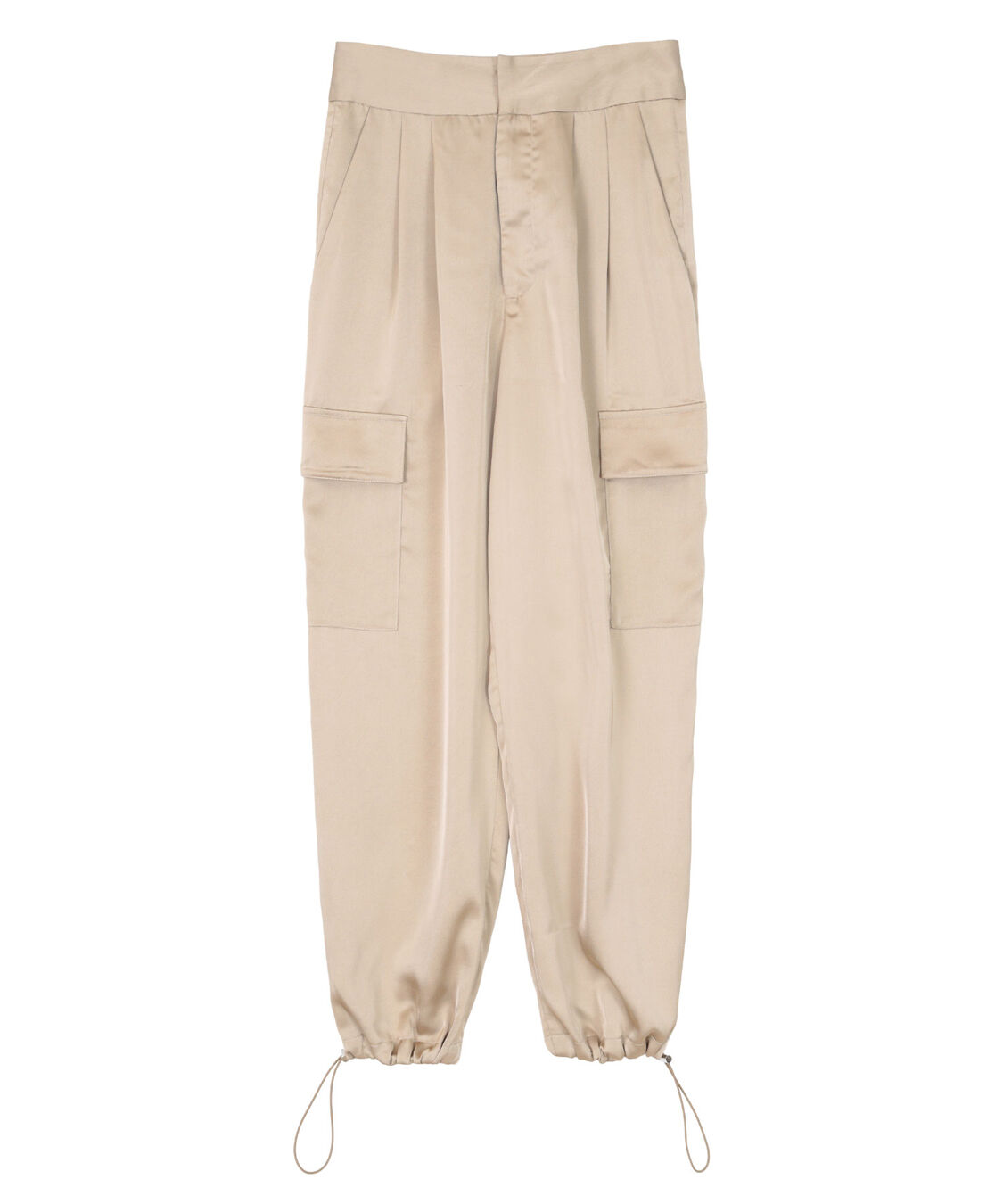 ur's「サテンパラシュートパンツ」|カーゴ|
