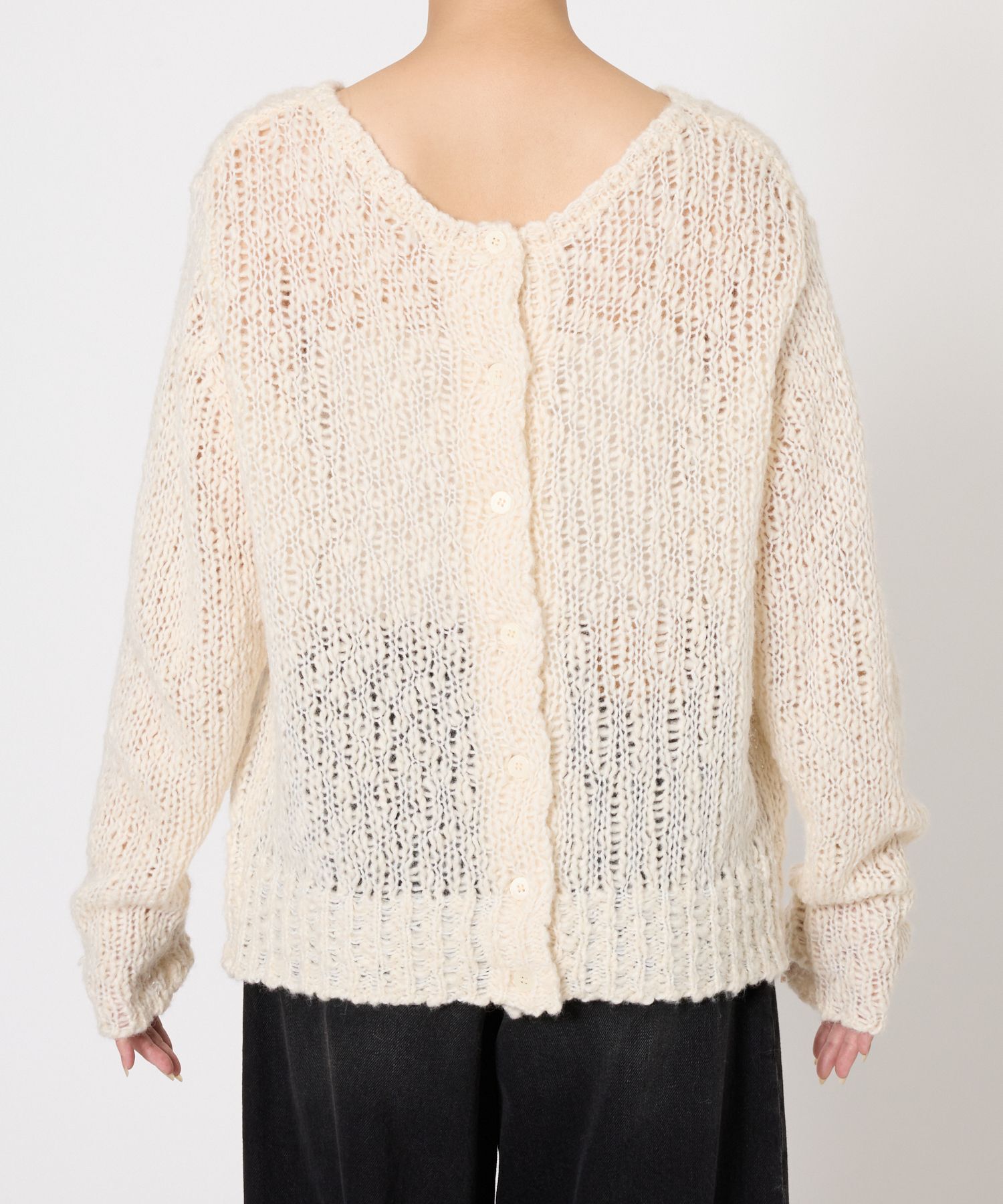 BABYLONE「ローゲージニット2WAYプルオーバー」|ニット・セーター|