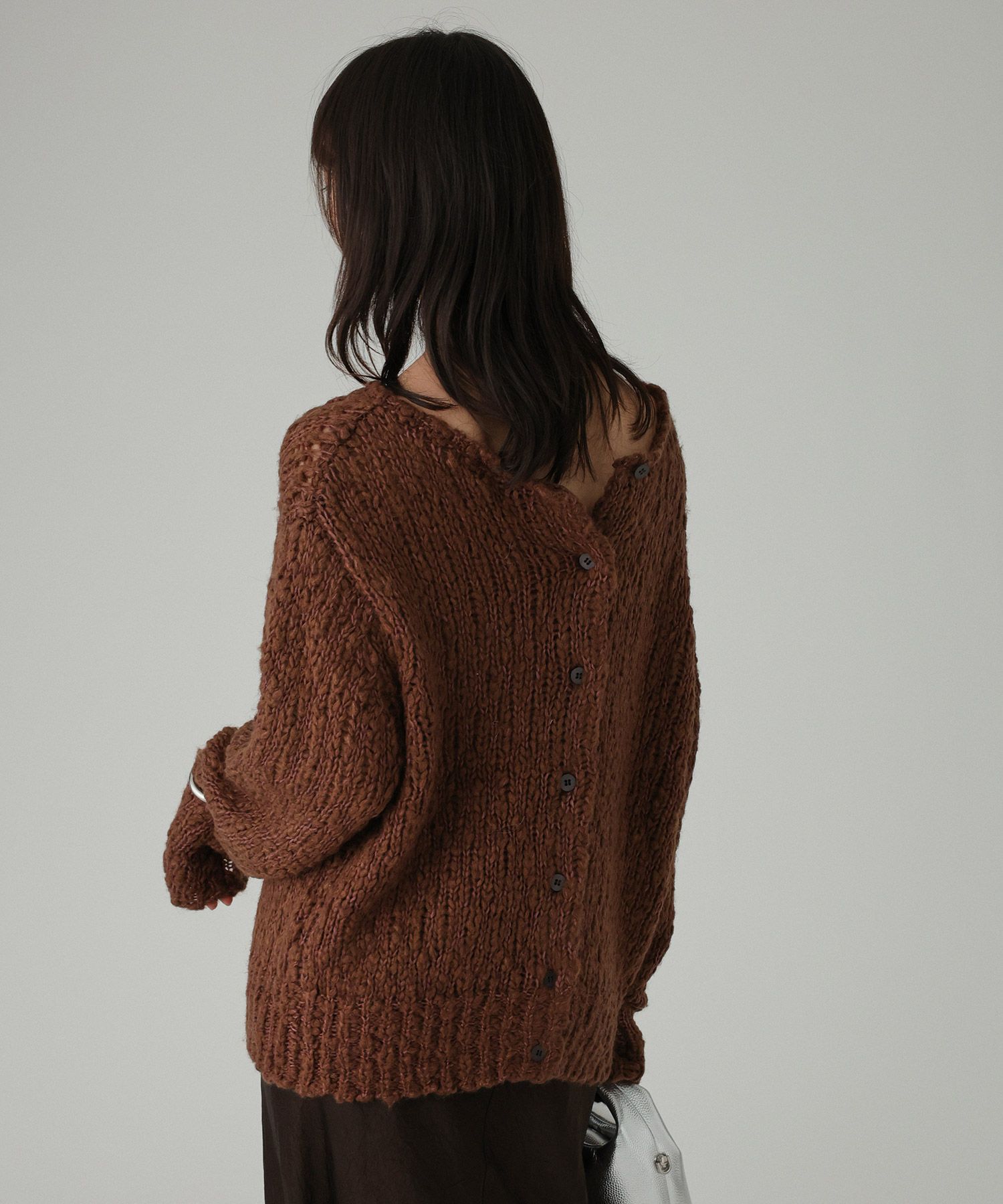 BABYLONE「ローゲージニット2WAYプルオーバー」|ニット・セーター|